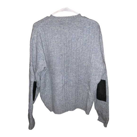 Old River men’s sweater grey Medium 100% softwool - Picture 2 of 9